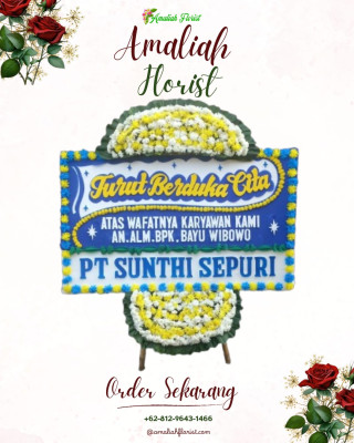 Papan Bunga Duka di Pilangrejo